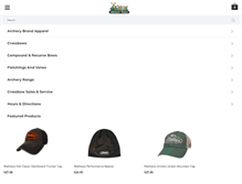 Tablet Screenshot of eaglearchery.com